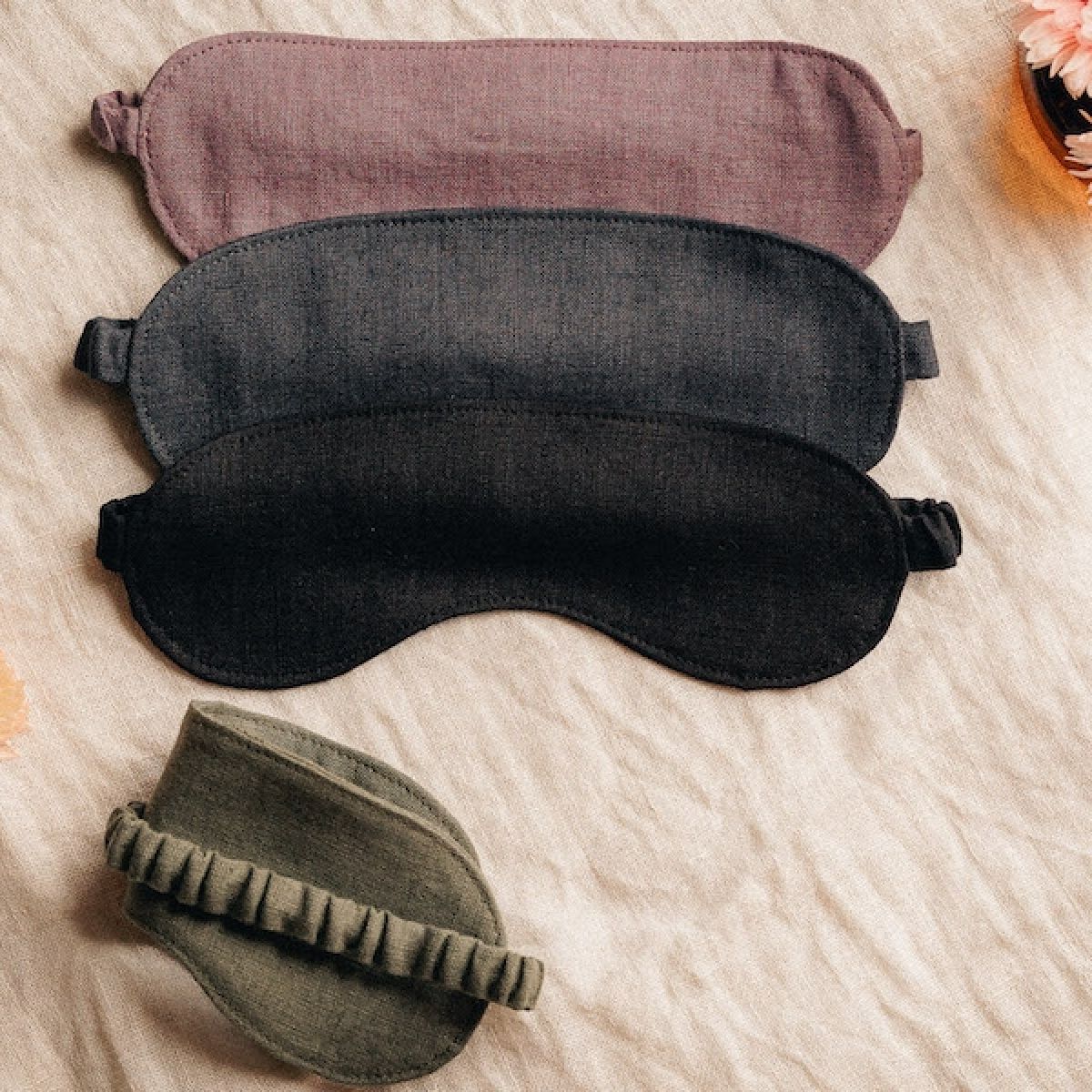 Lina miega maska   | Muscari Linen