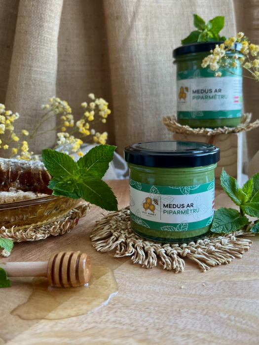 Medus ar piparmētru | Eco Honey Latvia