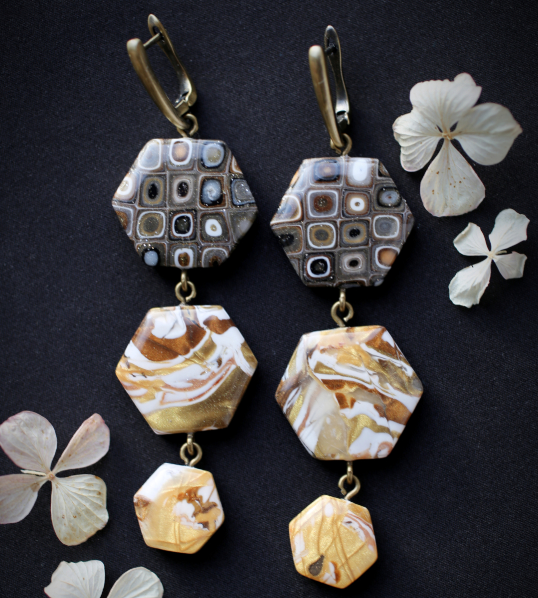 Auskari ar angļu aizdari | Agneses Reinikas dizaina rotas