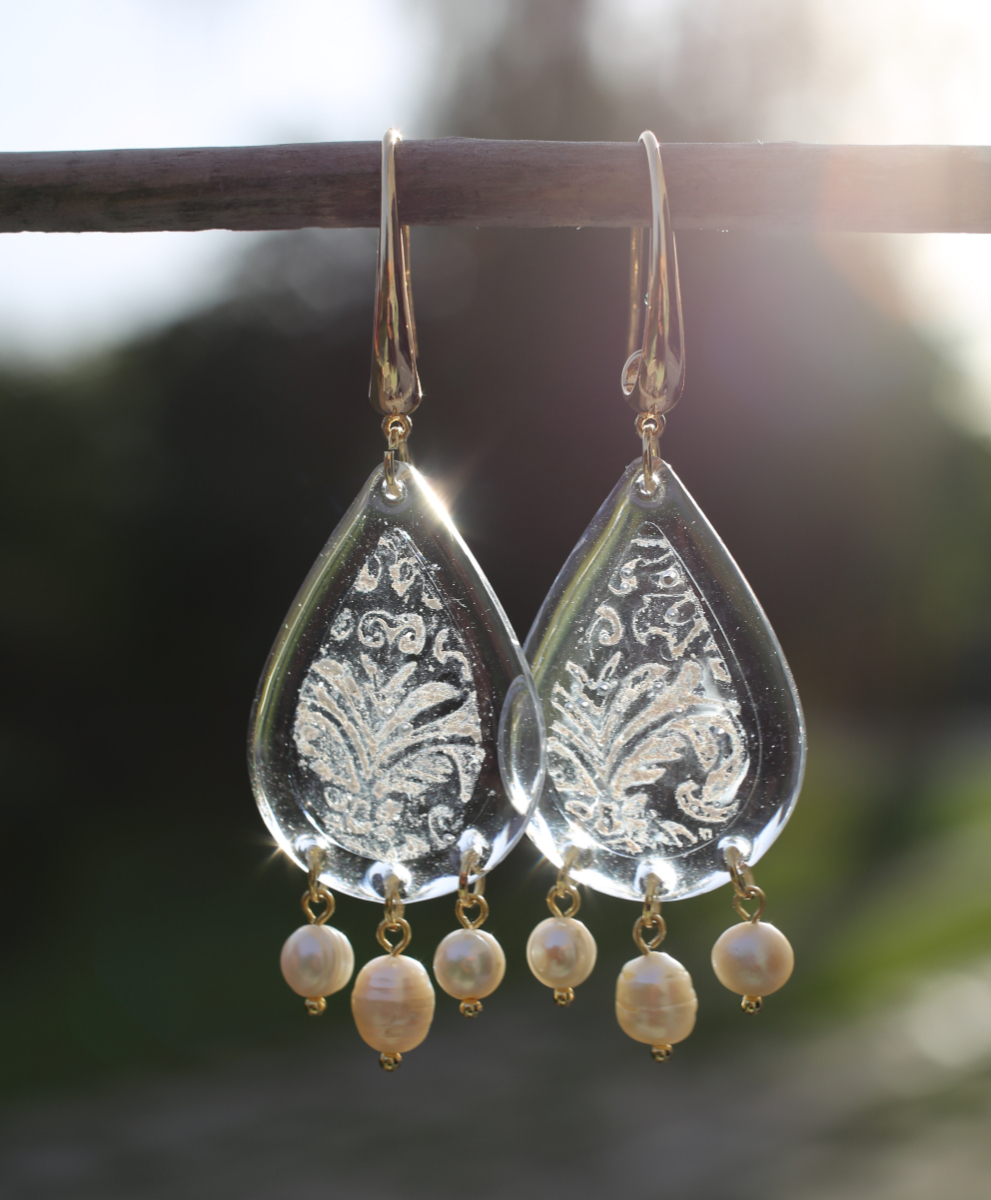 Auskari ar āķīti | Agneses Reinikas dizaina rotas