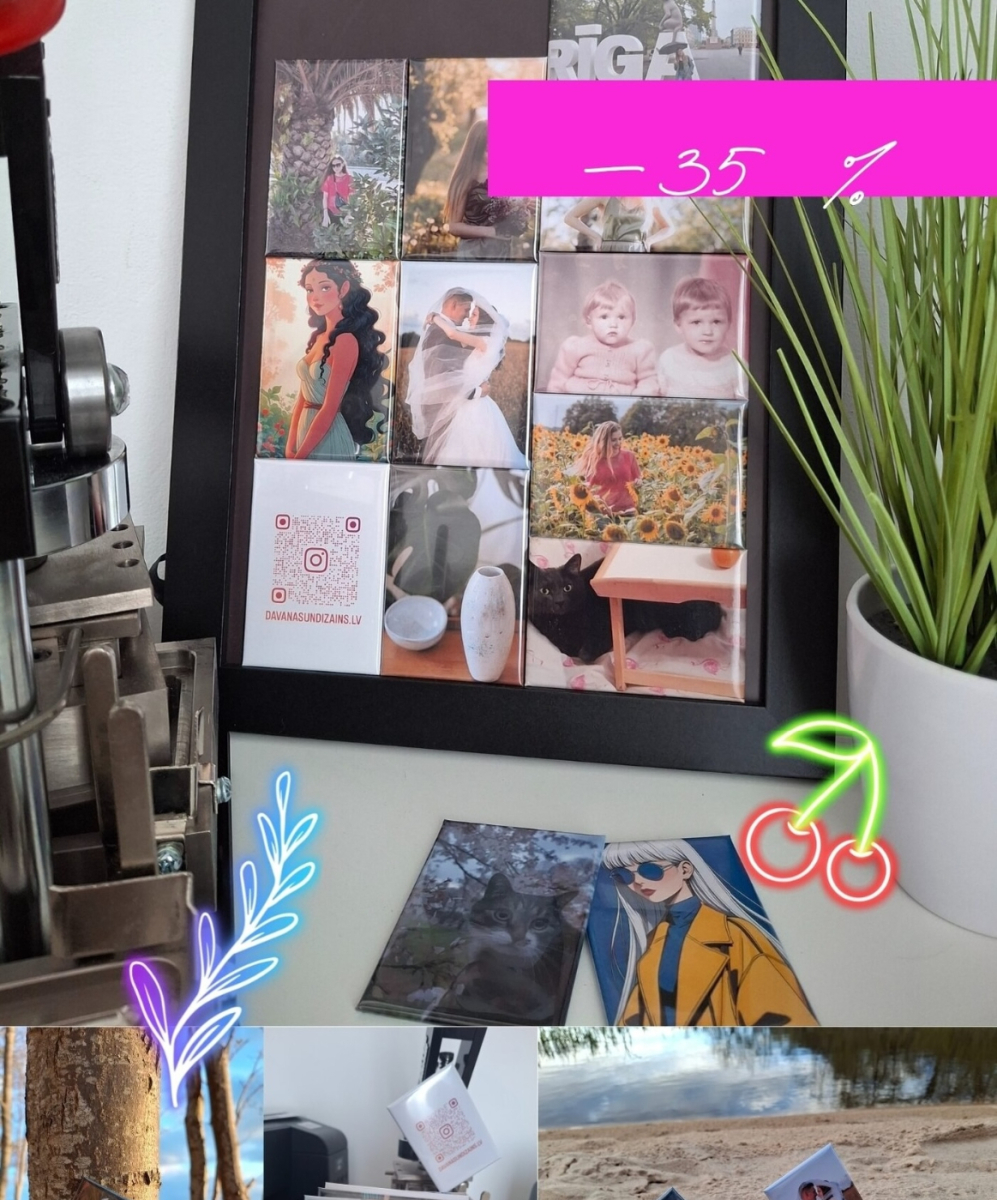 Lielais fotomagnētu komplekts (20 gb) ar 35% atlaidi | Dāvanas un Dizains