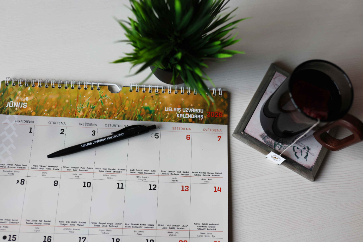 Sienas (A3) plānotājs | Uzvārdu kalendārs