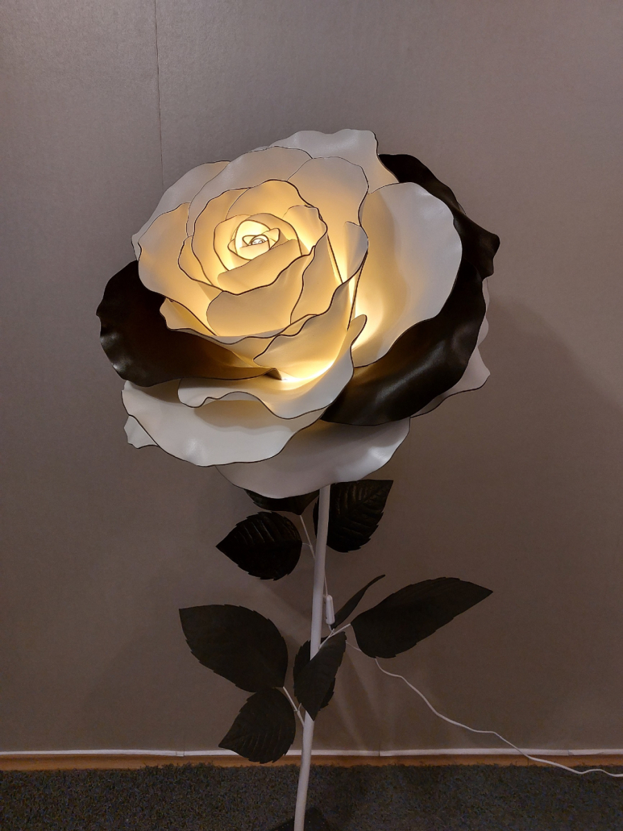 Stāvlampa- roze | Paradise Flowers lampas