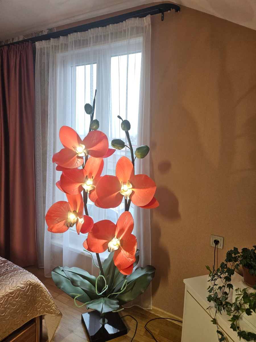 Stāvlampa- orhideja | Paradise Flowers lampas