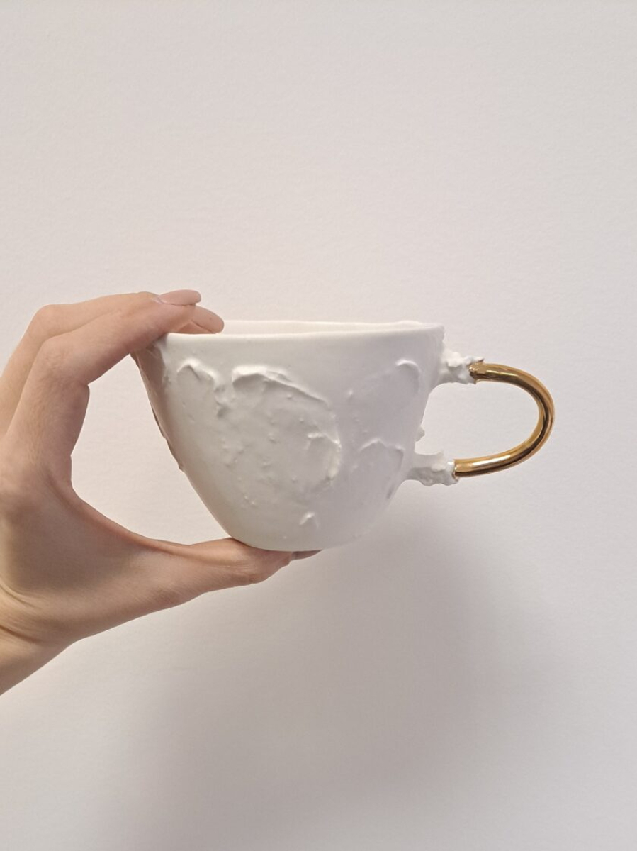 Porcelāna krūzīte SALVADORS | Cerannic- porcelāna studija- darbnīca Tukumā