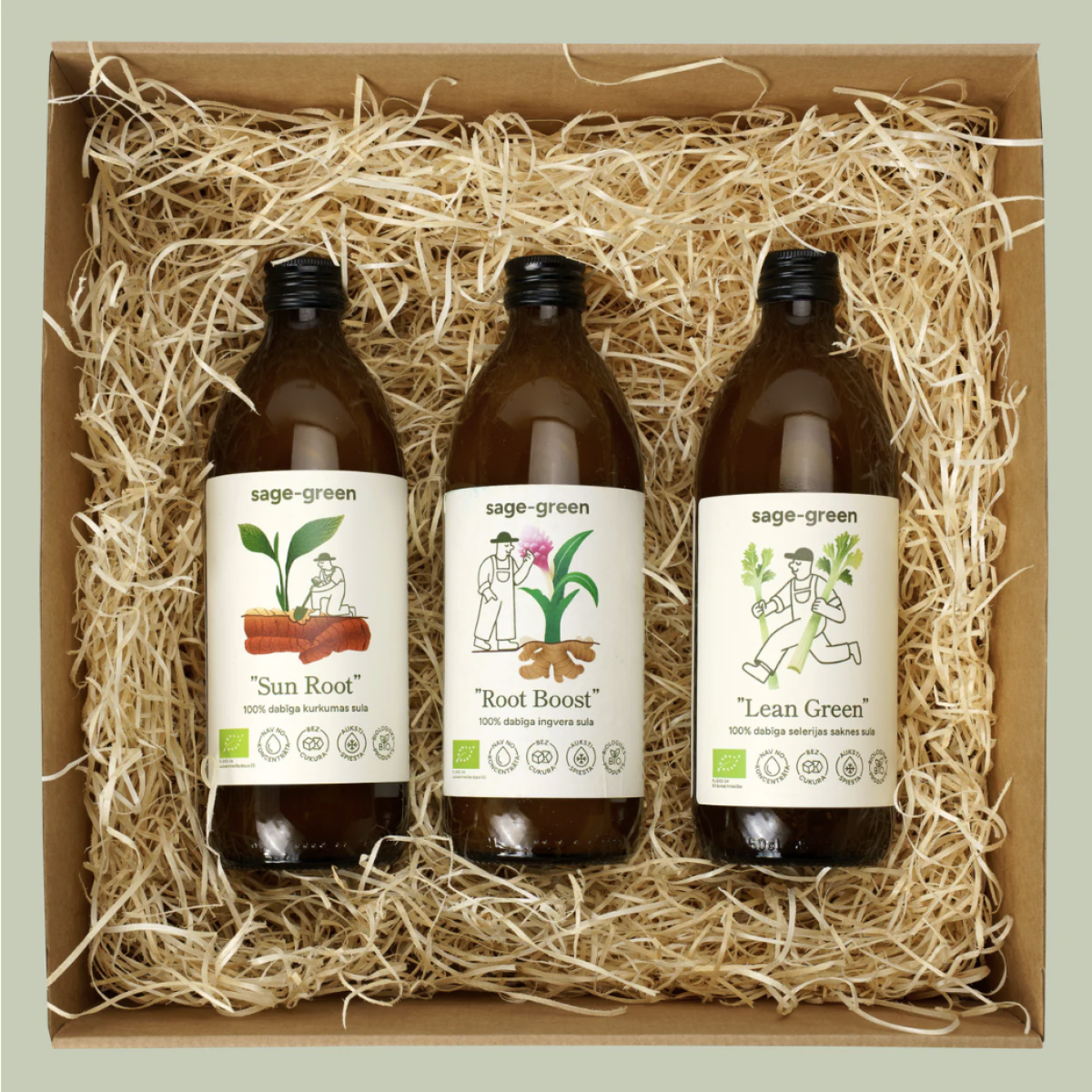 Dāvanu komplekti | Sage-green