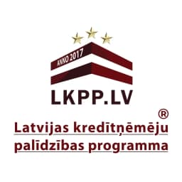 Latvijas kredītņēmēju palīdzības programma logotips
