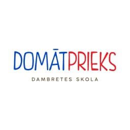 Domātprieks | dambretes skola logotips