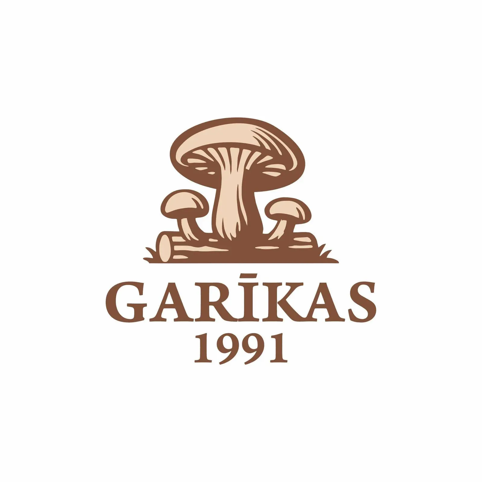 ''Garīkas" - Šitaki sēnes logotips