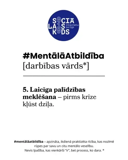 Sociālais kods - mentālās veselības atbalsts — Instagram