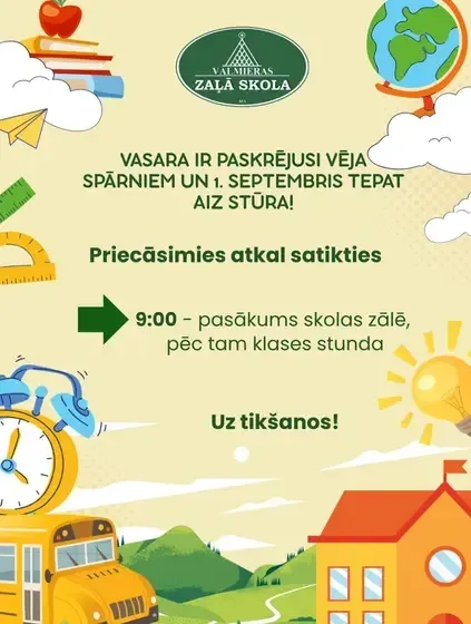 ZAĻĀ SKOLA Valmierā — Instagram