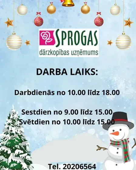 Dārzkopības uzņēmums  "SPROGAS" — Instagram