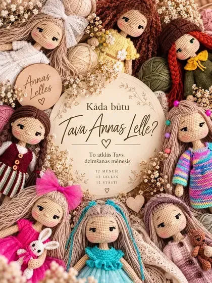 Annas lelles - tamborētas lelles — Instagram