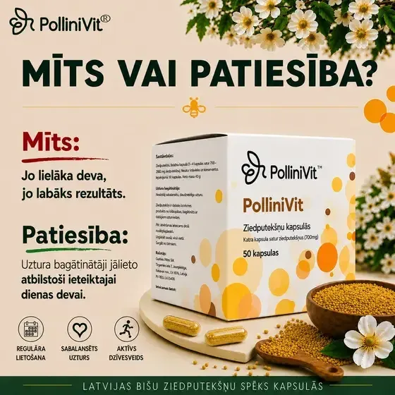 PolliniVit- Dabiski uztura bagātinātāji visai ģimenei!​ — Instagram