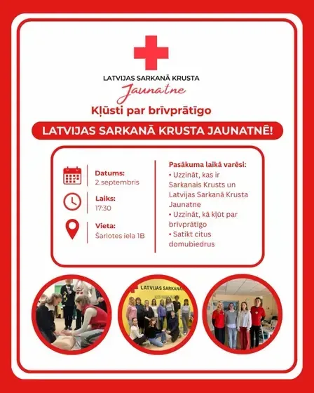 Latvijas Sarkanais Krusts, biedrība — Instagram