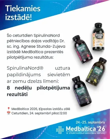 SpirulinaNord, Latvijā audzēta spirulīna tavai labsajūtai — Instagram
