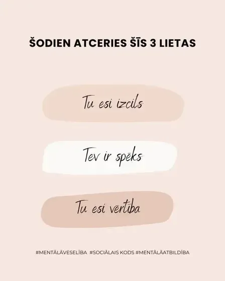 Sociālais kods - mentālās veselības atbalsts — Instagram
