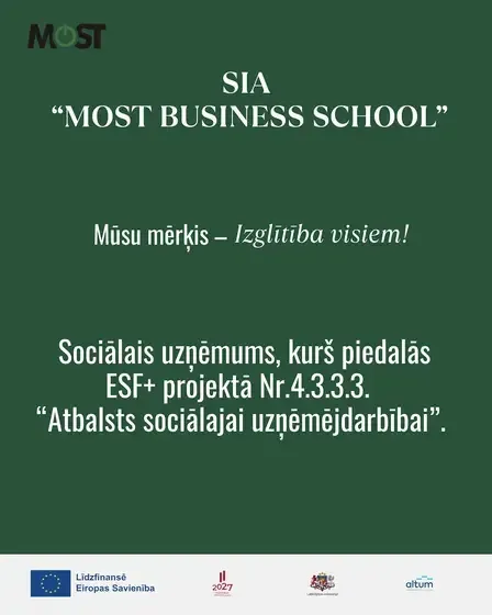 Most Business School - digitālās prasmes — Instagram
