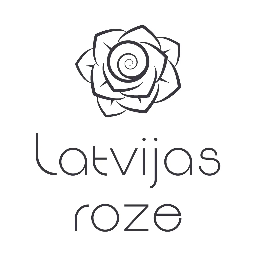 Latvijas roze - ziedu veikali logotips