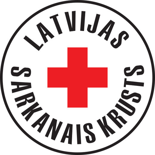 Latvijas Sarkanais Krusts, biedrība logotips