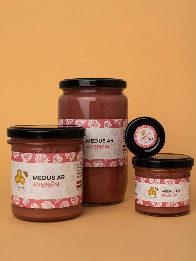 Medus ar avenēm | ECO HONEY LATVIA