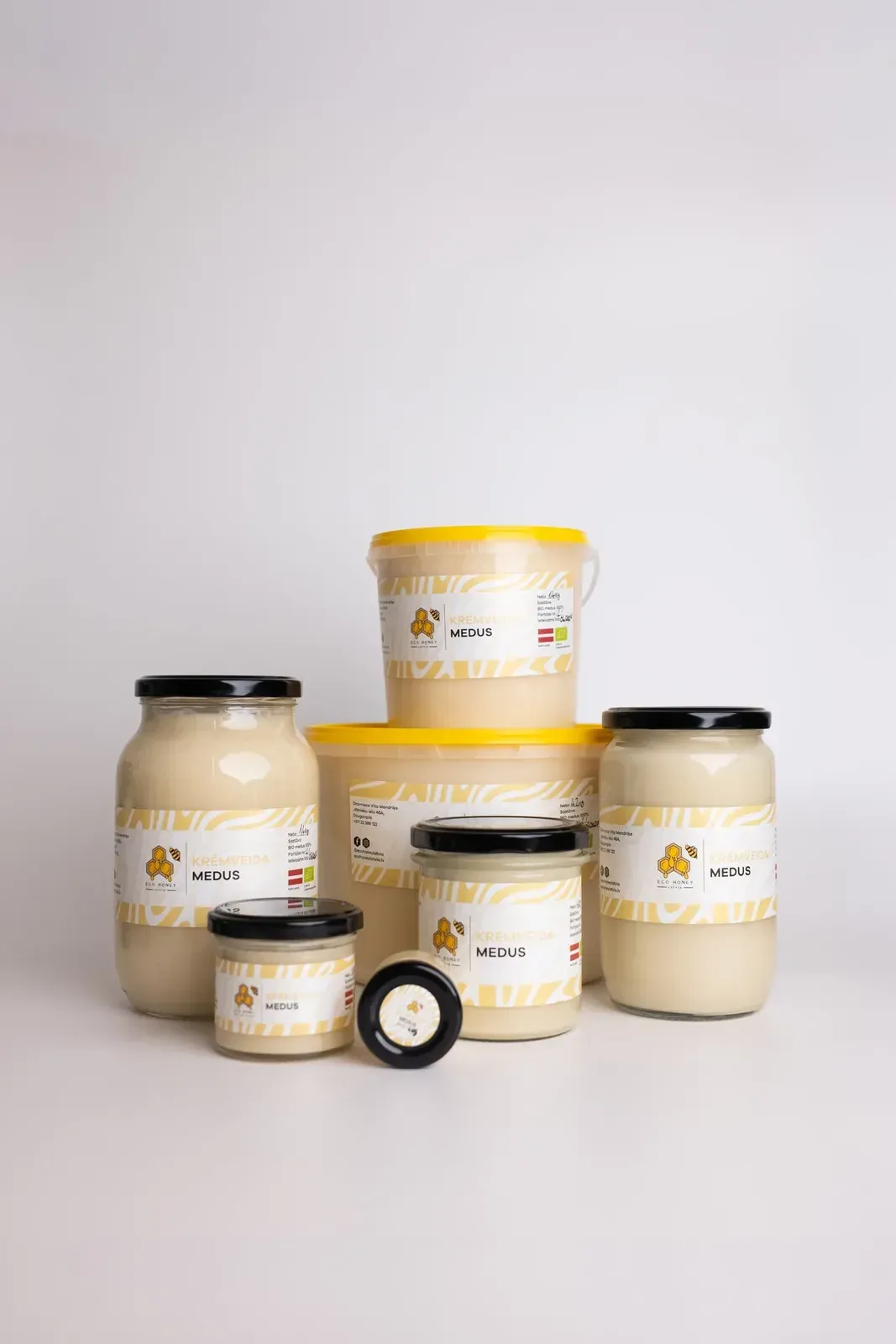 BIO Krēmveida medus (2026. gada raža) | ECO HONEY LATVIA