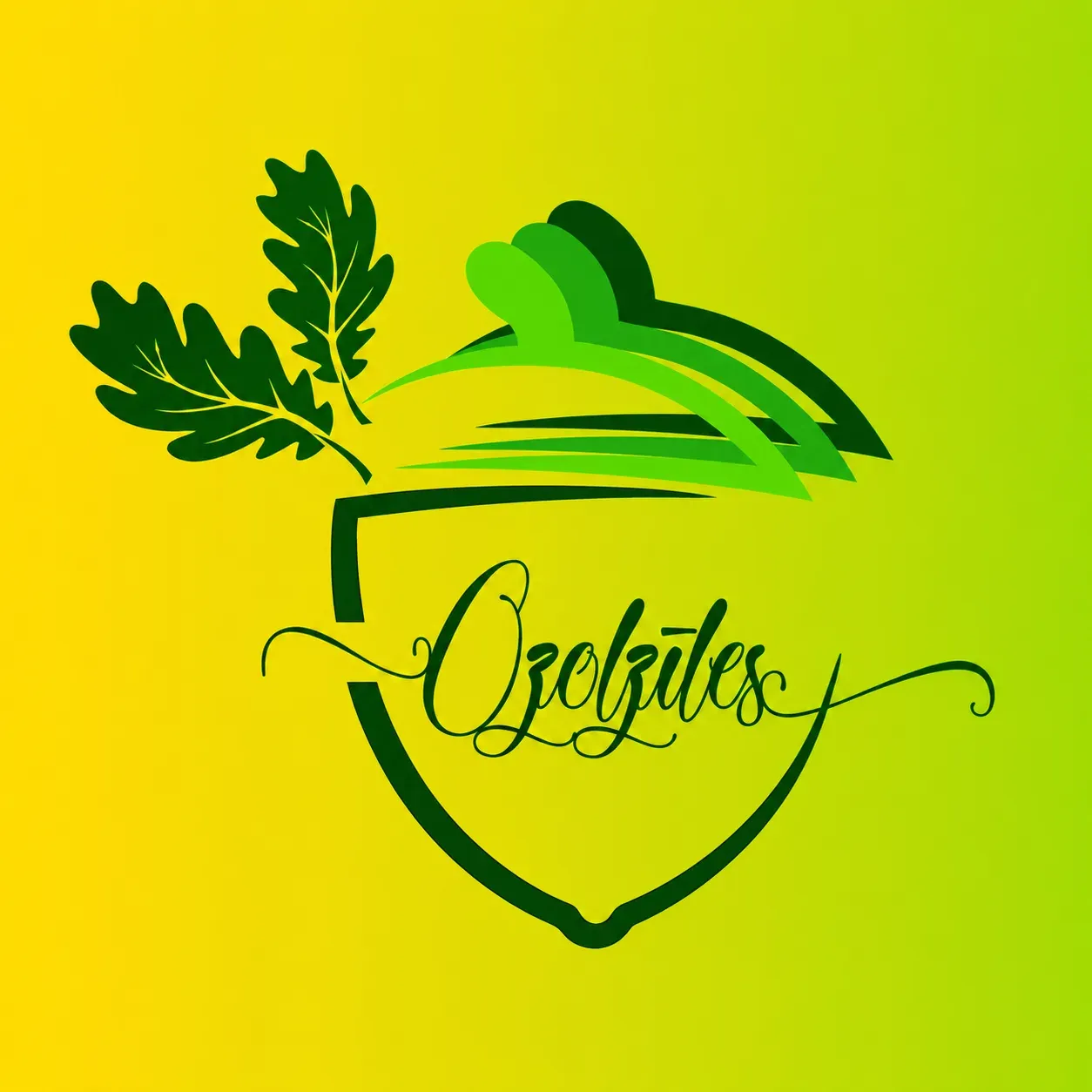 Ozolzīles -Bioloģiskā saimniecība logotips