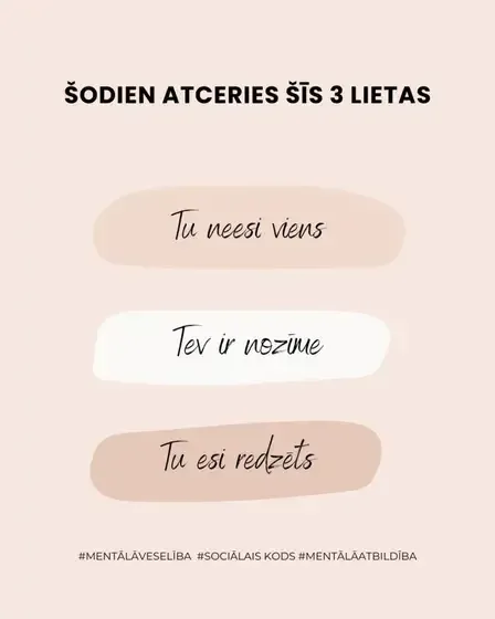 Sociālais kods - mentālās veselības atbalsts — Instagram