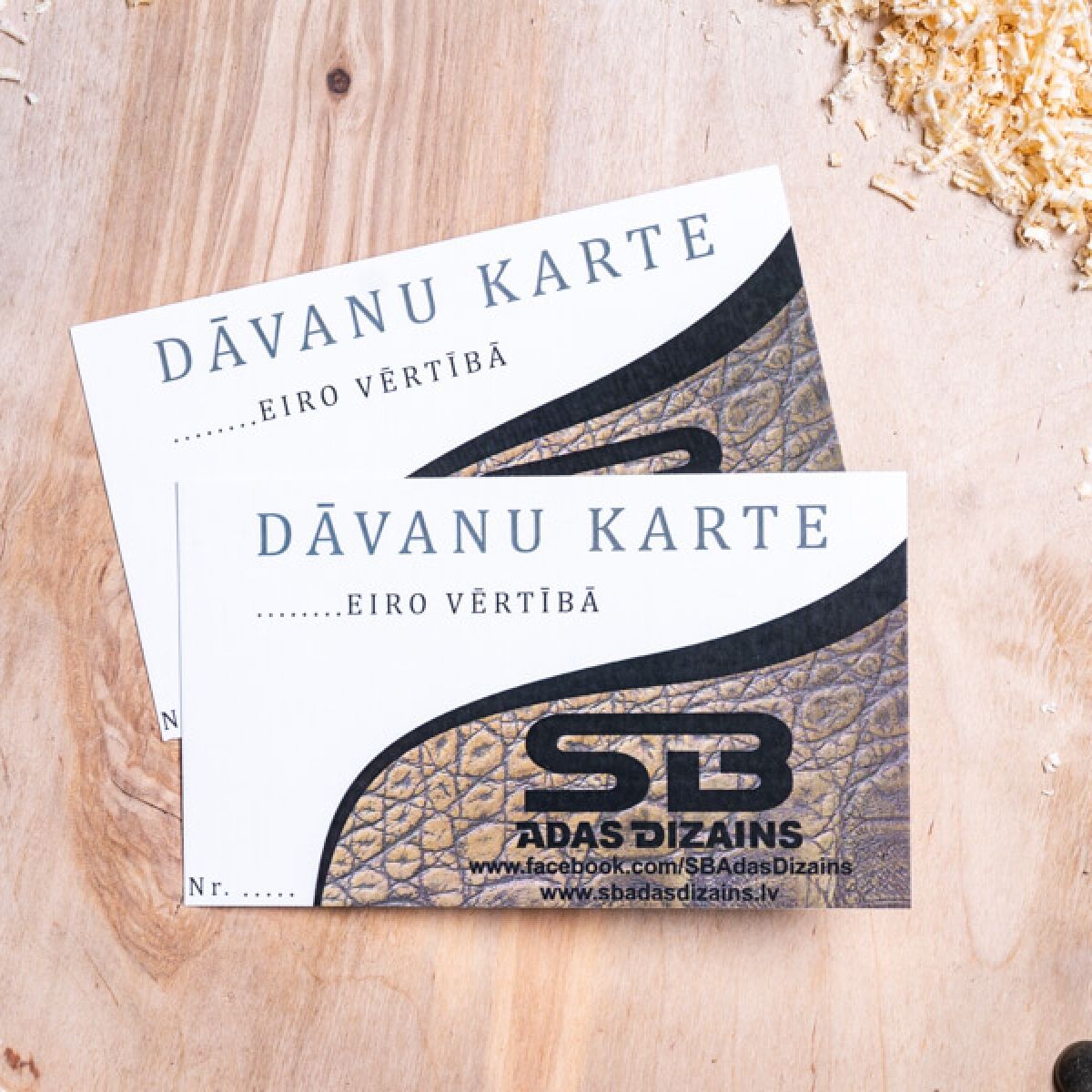 $$$ no 5.00 līdz 50.00 EUR Dāvanu kartesbadasdizains-davanu-karte