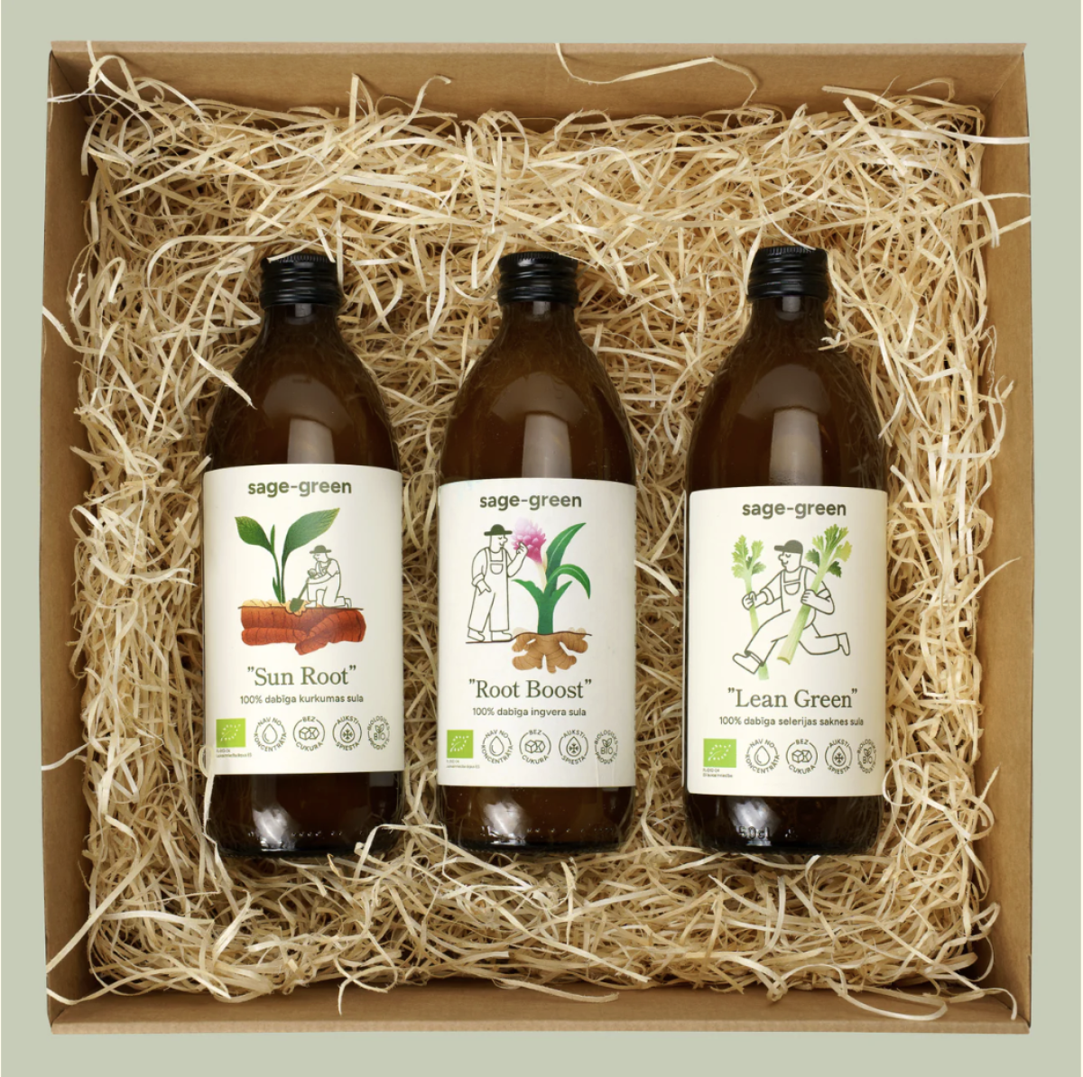 Komplekti _Sage-green