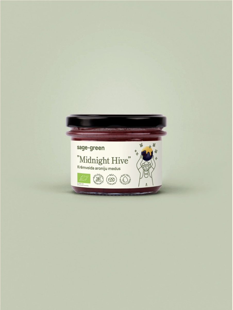 Bioloģiskie pārtikas produkti _Sage-green